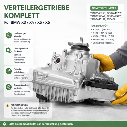 Verteilergetriebe vtg atc45l - verteilergetriebe,